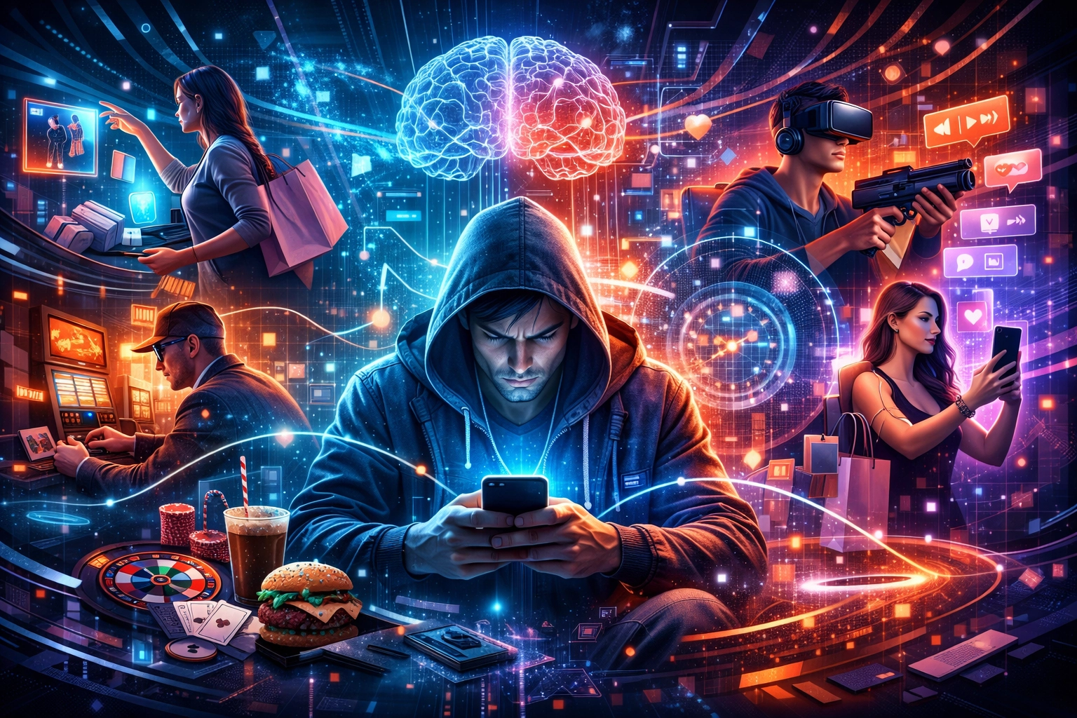 Ilustracja do artykułu: Uzależnienia behawioralne – cichy problem współczesnego świata